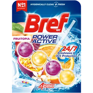 WC-värskendaja Bref Power Active Fruitopia 50g