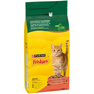 Friskies kuivtoit kassidele veise-, kanaliha ja köögiviljaga 2 kg