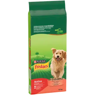 Friskies Adult täissööt koertele veiselihaga 15kg