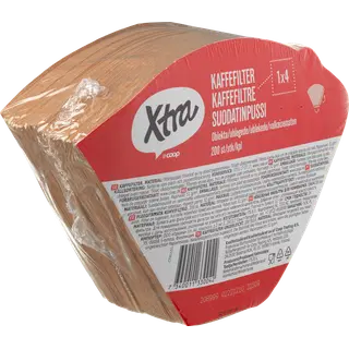 X-tra kohvifilter 1 X 4 värvitud