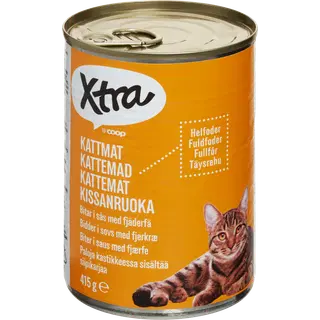 X-tra konserv kassidele linnulihaga 415 g