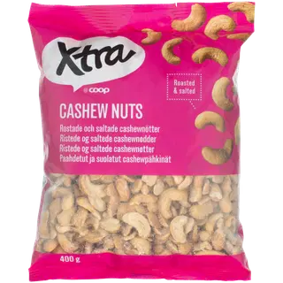 X-tra India pähkel soolatud 400 g
