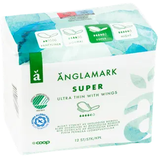 Änglamark hügieeniside super ultra thin 12tk