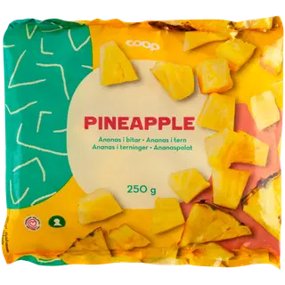 Coop Tükeldatud Ananass 250 g