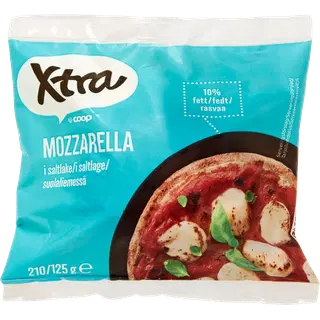 Xtra Mozzarella 10%, 125g
