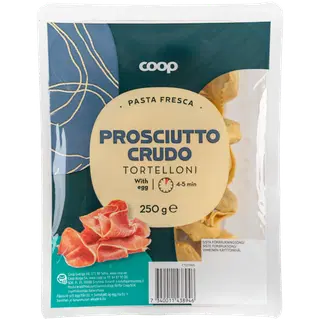 Coop Prosciutto Crudo Tortelliinid 250 G