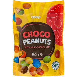 Coop šokolaadiga kaetud pähklid 180 g