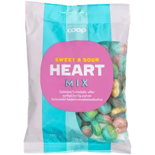 Coop Heart Mix kommikott 250g