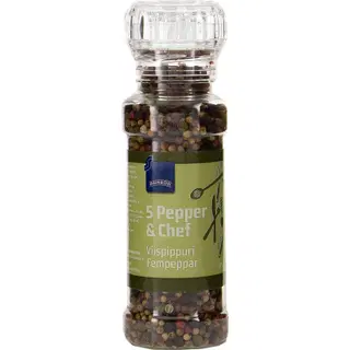 Rainbow viie pipra segu veskis 85 g