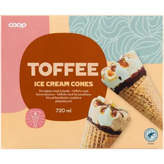Coop Toffeejäätis 6tk 415 g