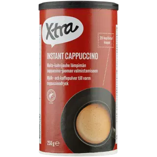 X-tra lahustuv kohv Cappuccino 250 g