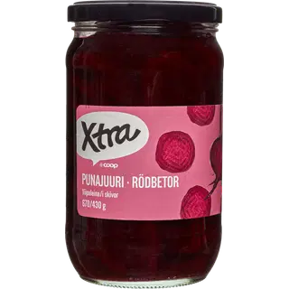 Xtra viilutatud punapeet 670/430 g