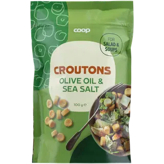 Coop krutoonid oliiviõli ja meresoolaga 100g