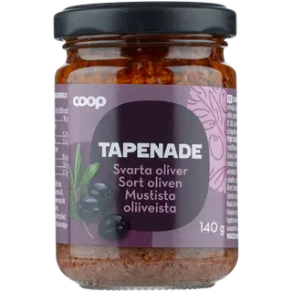 Coop must oliivipasta 140 g