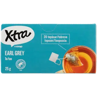 Xtra Earl Grey pakitee 20x1,25g