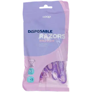 Ühekordsed raseerijad Coop Silky Shave 3-tera 5tk