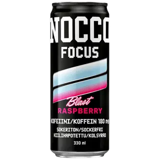 NOCCO FOCUS vaarikamaitseline karboniseeritud energiajook 330 ml