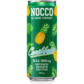 NOCCO BCAA+ Kariibi mere stiilis kofeiinivaba energiajook 330ml