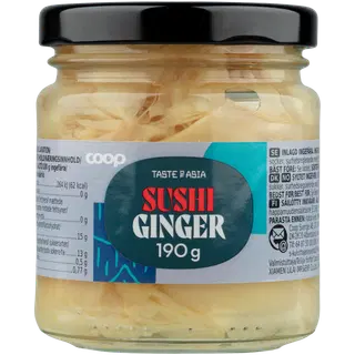 Coop sushi ingver 190 g