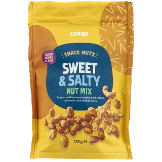 COOP pähklisegu mee ja soolaga 175g