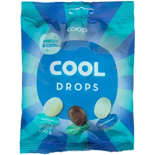 COOP COOL DROPS 100G PASTILLID