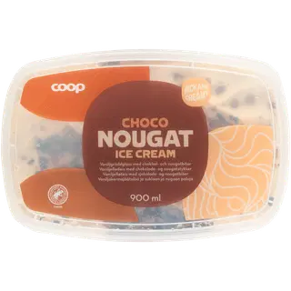 Coop Gourmet Šokolaadi-Nugatijäätis 900 ml