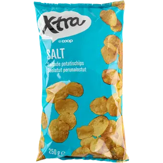 X-tra soolaga kartulikrõpsud 250 g