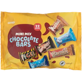 Coop mini šokolaadibatoonide segukott 500g