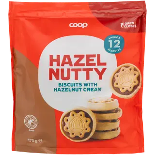 Coop küpsised sarapuupähkli kreemiga 175g