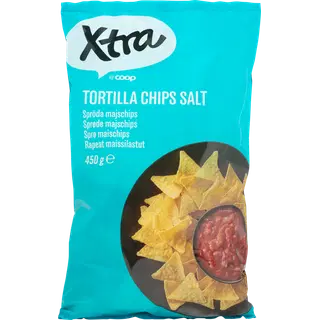 Xtra tortilla chips 450 g