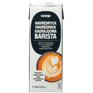 Coop Barista kaerajook kohvile UHT 1L