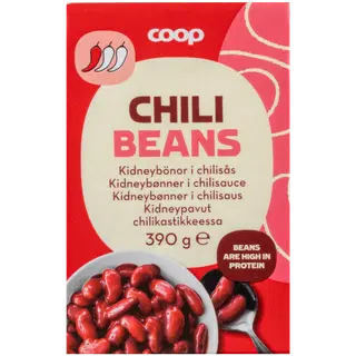 Coop aedoad tšillikastmes 390g