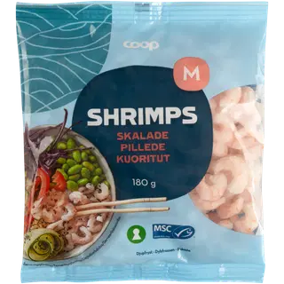 Coop Krevetid Keskmine Suurusega 180 g