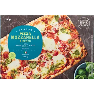 Coop Rectangular Pizza mozzarella 605 g