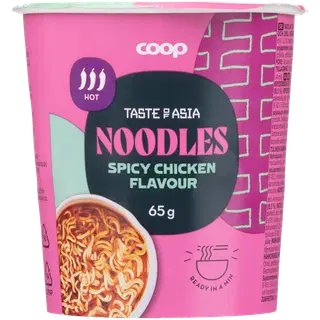 Coop maitsestatud kana kausinuudlid 65g