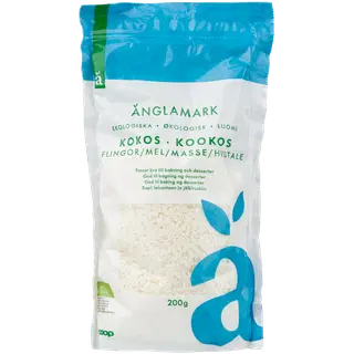 Änglamark ökoloogilised kookoshelbed 200g