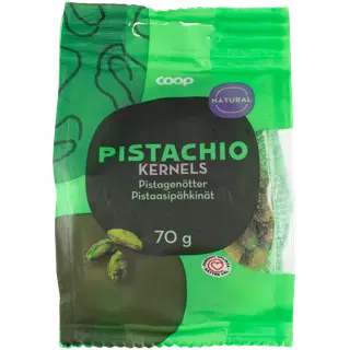 Coop koorteta pistaatsiapähklid 70g