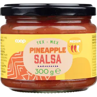 Coop keskmise teravusega tomatisalsa ananassiga 300 g