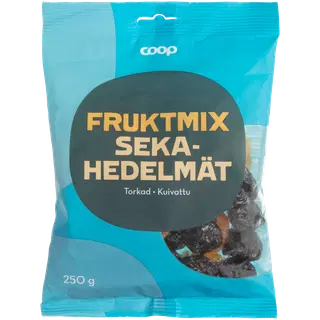 Coop kuivatatud puuviljade segu 250g