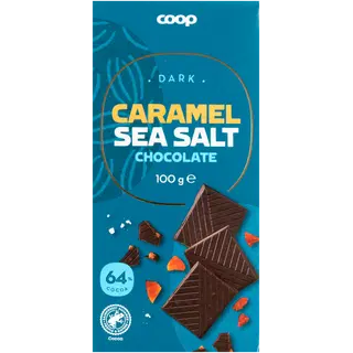 Coop Tume šokolaad karamelli ja meresoolaga 100g