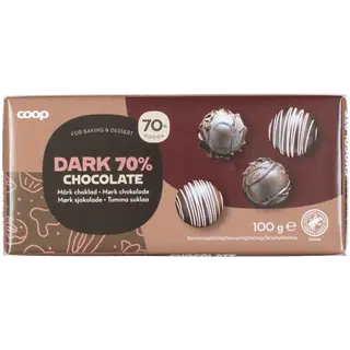 Coop tume šokolaad 100 g