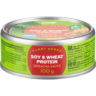 Coop taimne peenestatud soja- ja nisuvalk sriracha kastmes 100 g