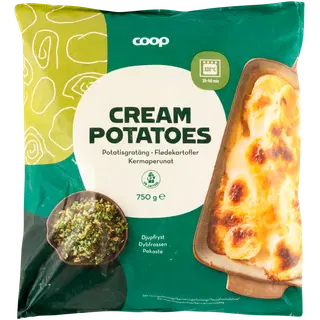 Coop Blanšeeritud kartuliviilud koorekastmes 750 g