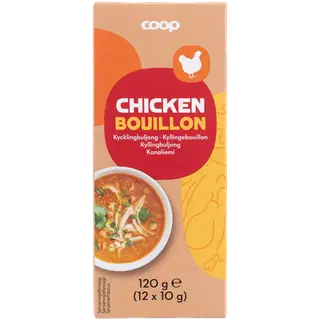 Coop kanapuljongikuubik 12 tk (10 g), 120 g