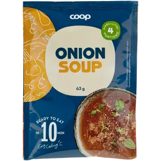 Coop sibulasupp 63g