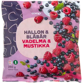 Coop Vaarikad  ja Mustikad 250 g