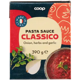 Coop klassikaline pastakaste 390 g