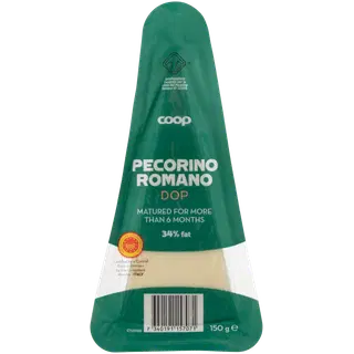 Coop juust Pecorino Romano 34% 6kuud, 150 g