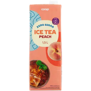 Coop virsiku jäätee suhkruvaba 1,5 l