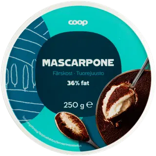 Coop mascarpone toorjuust koorest 250g